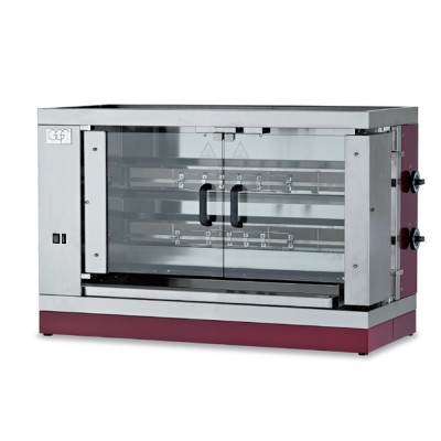 Κοτοπουλιέρα Αερίου με 2 Σούβλες  GGF G 2S  110 x 48 x 75 cm